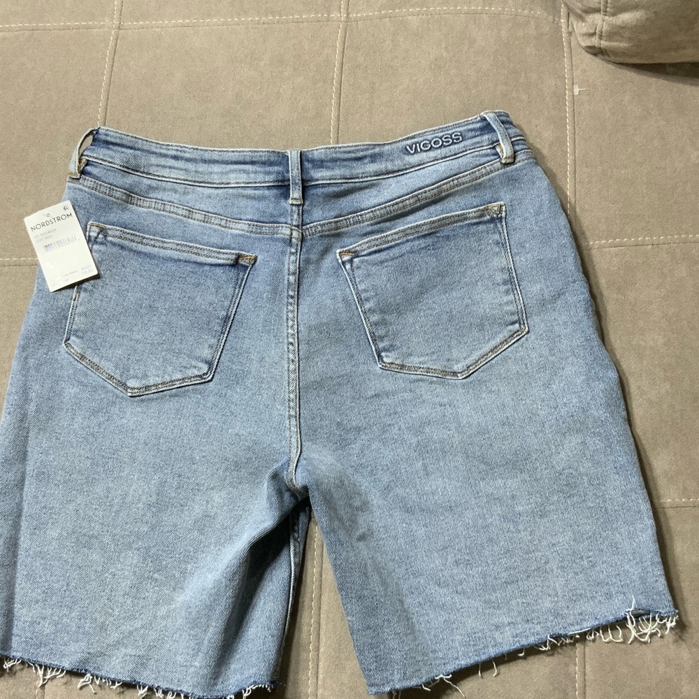 Vigoss Light Blue Denim Shorts - Picture 4 of 11